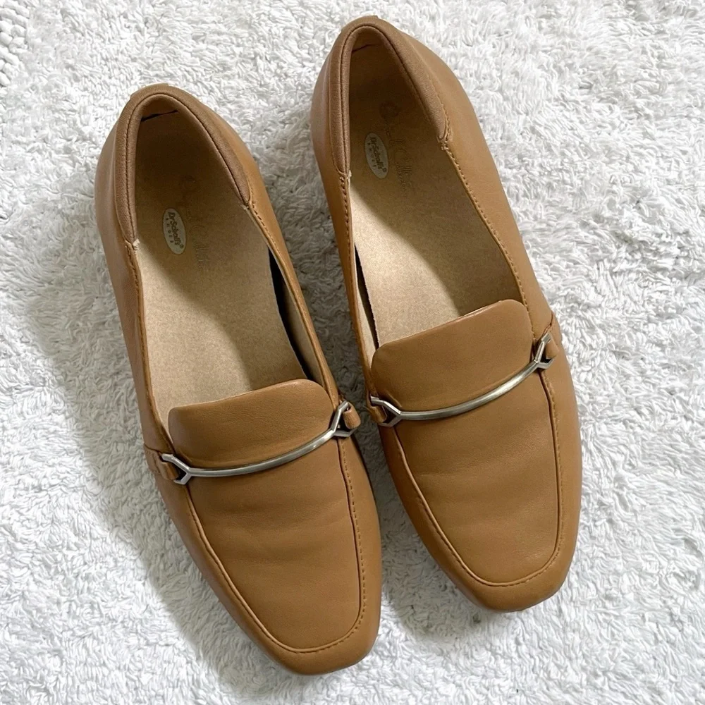EUC - Dr Scholl’s ‘Mercury’ Leather Horsebit Loafer | Cognac, Size 6